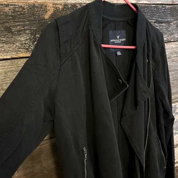 American Eagle Moto Asymmetrical Lightweight Jacket - Picture 1 of 13